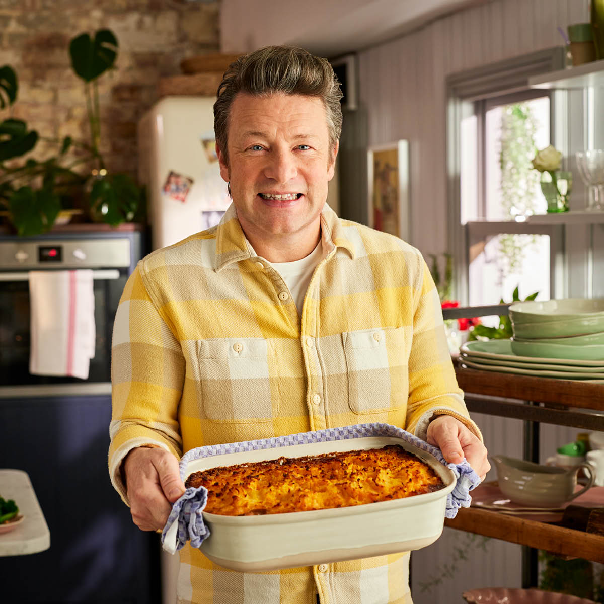 Jamie Oliver Big Love ugnsform 39x25 cm vit