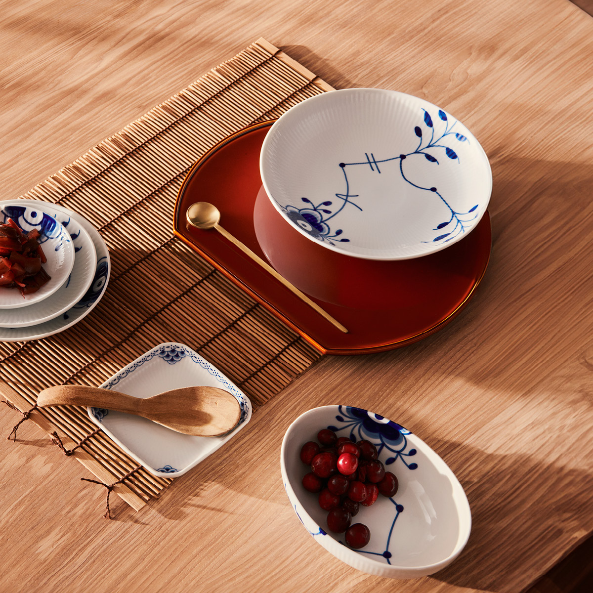 Royal Copenhagen Princess fyrkantig assiett 10 cm