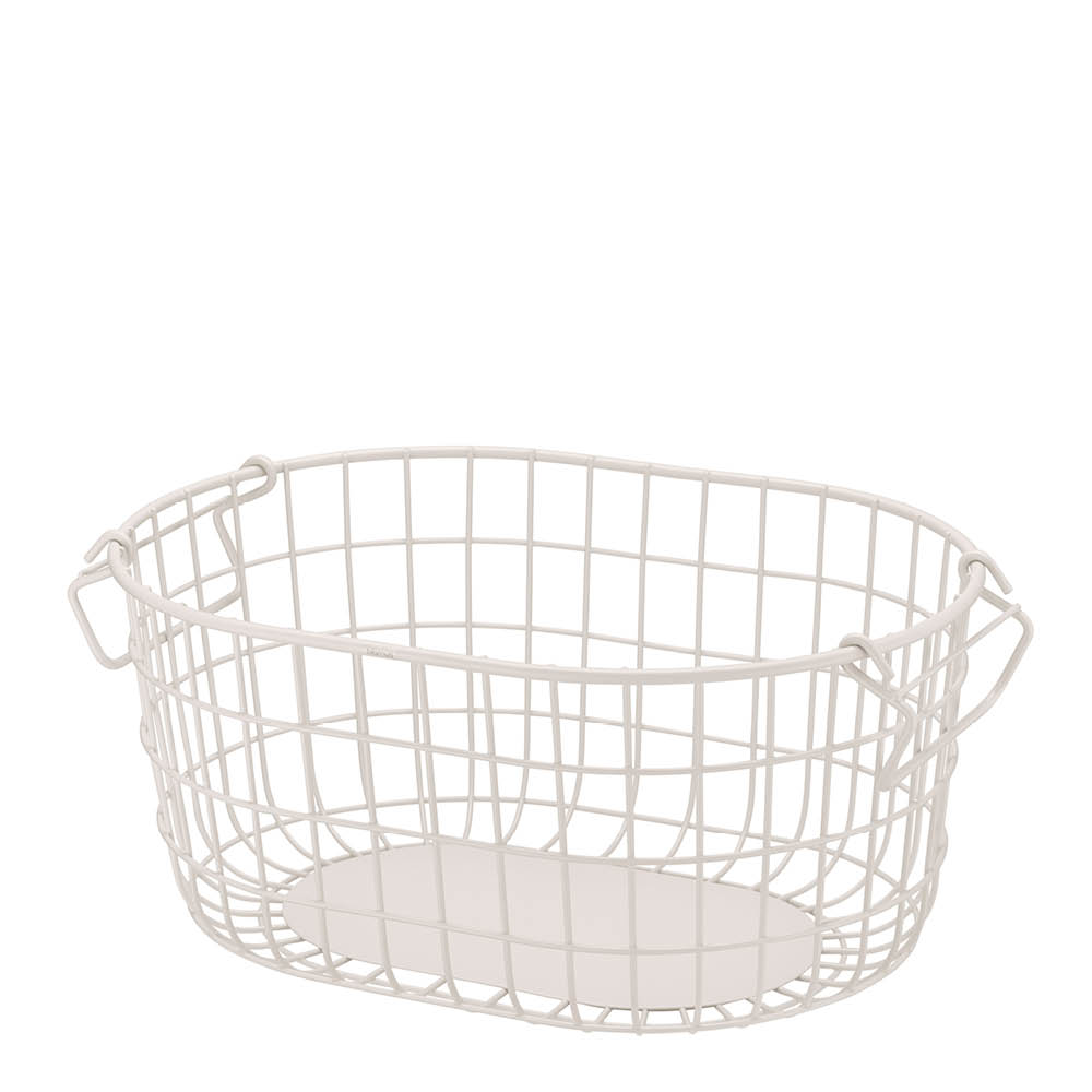 Blomus - Kago Pyöreä säilytyskori 37x27x17 cm Beige