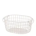 Kago förvaringskorg 37x27x17 cm rund beige