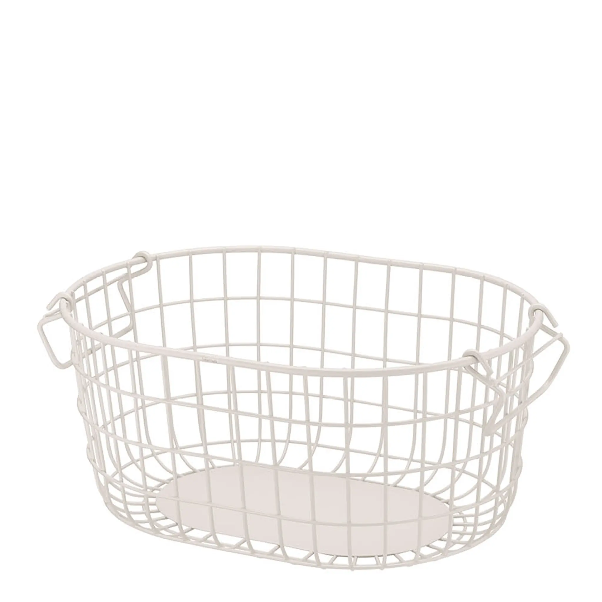 Blomus Kago lagringskurv 37x27x17 cm rund beige