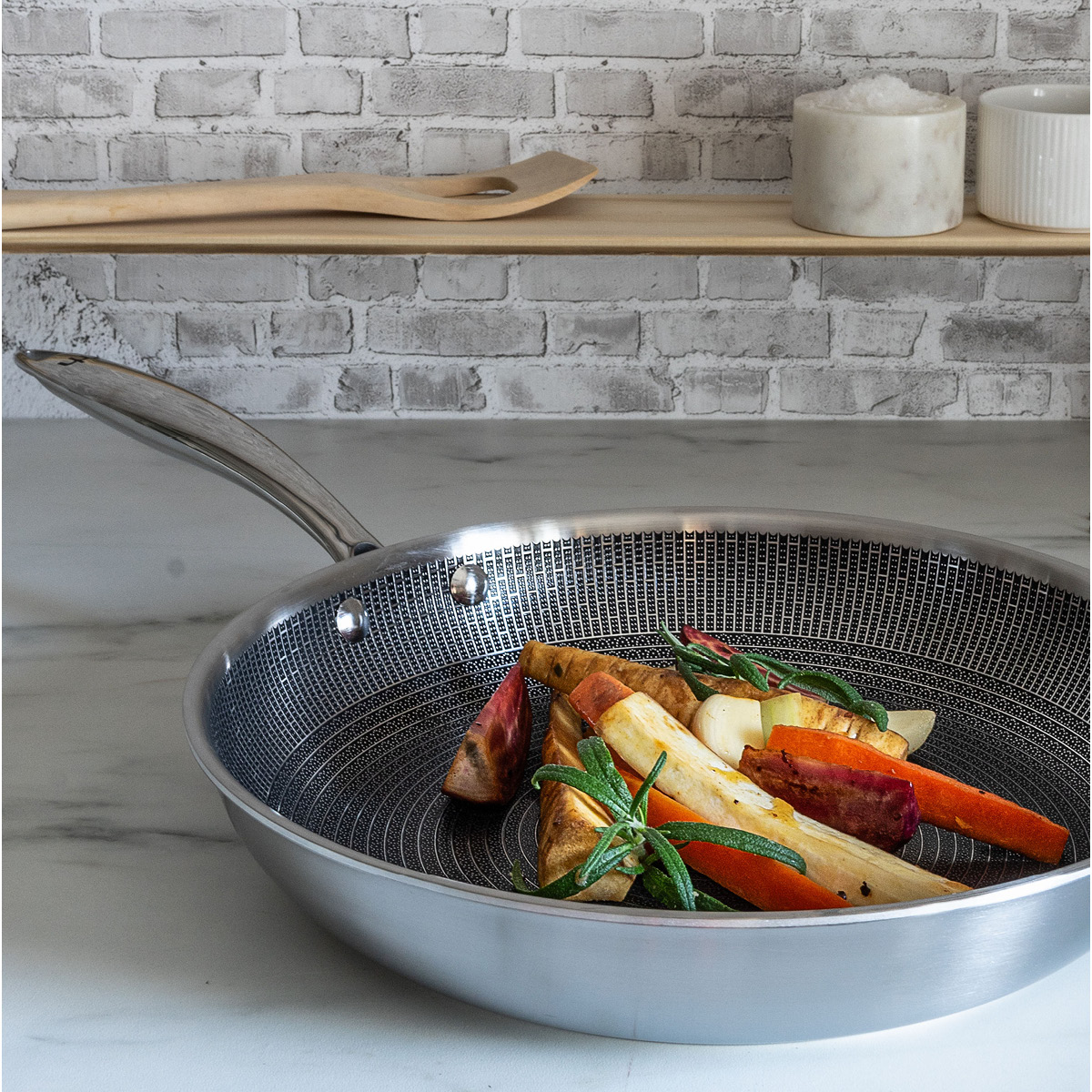 Modern House Rix circle stekepanne 28 cm blank/svart