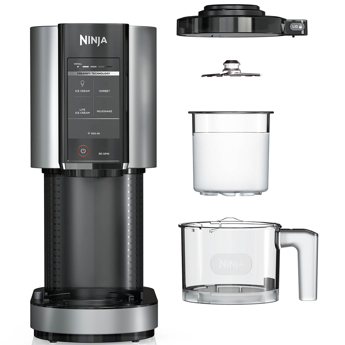 Ninja CREAMi Iskremmaskin NC302EU 800W sølv/svart