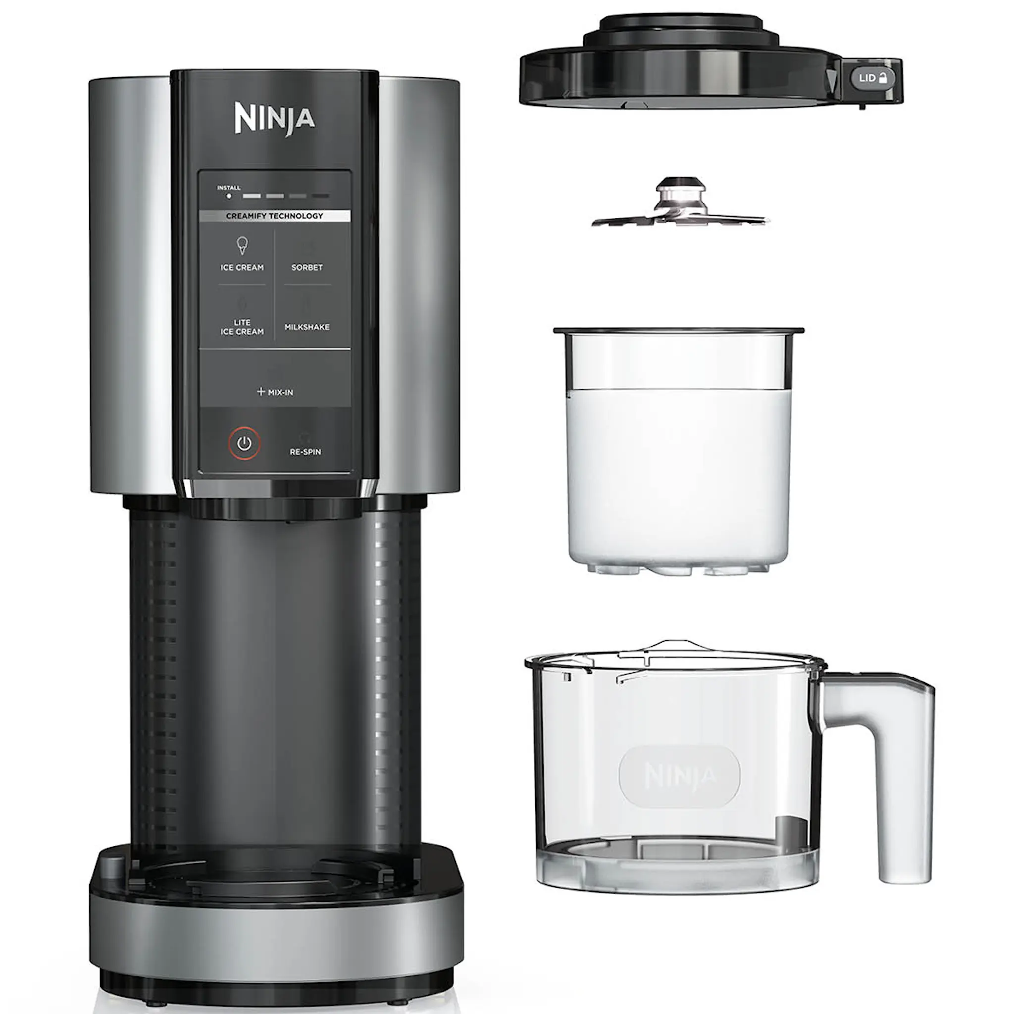 Ninja CREAMi Iskremmaskin NC302EU 800W sølv/svart