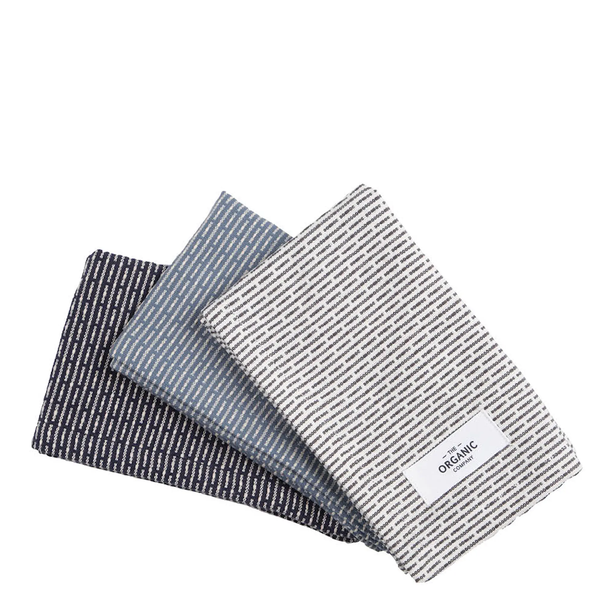 The Organic Company Keittiöliina 30x35 cm 3 kpl ocean
