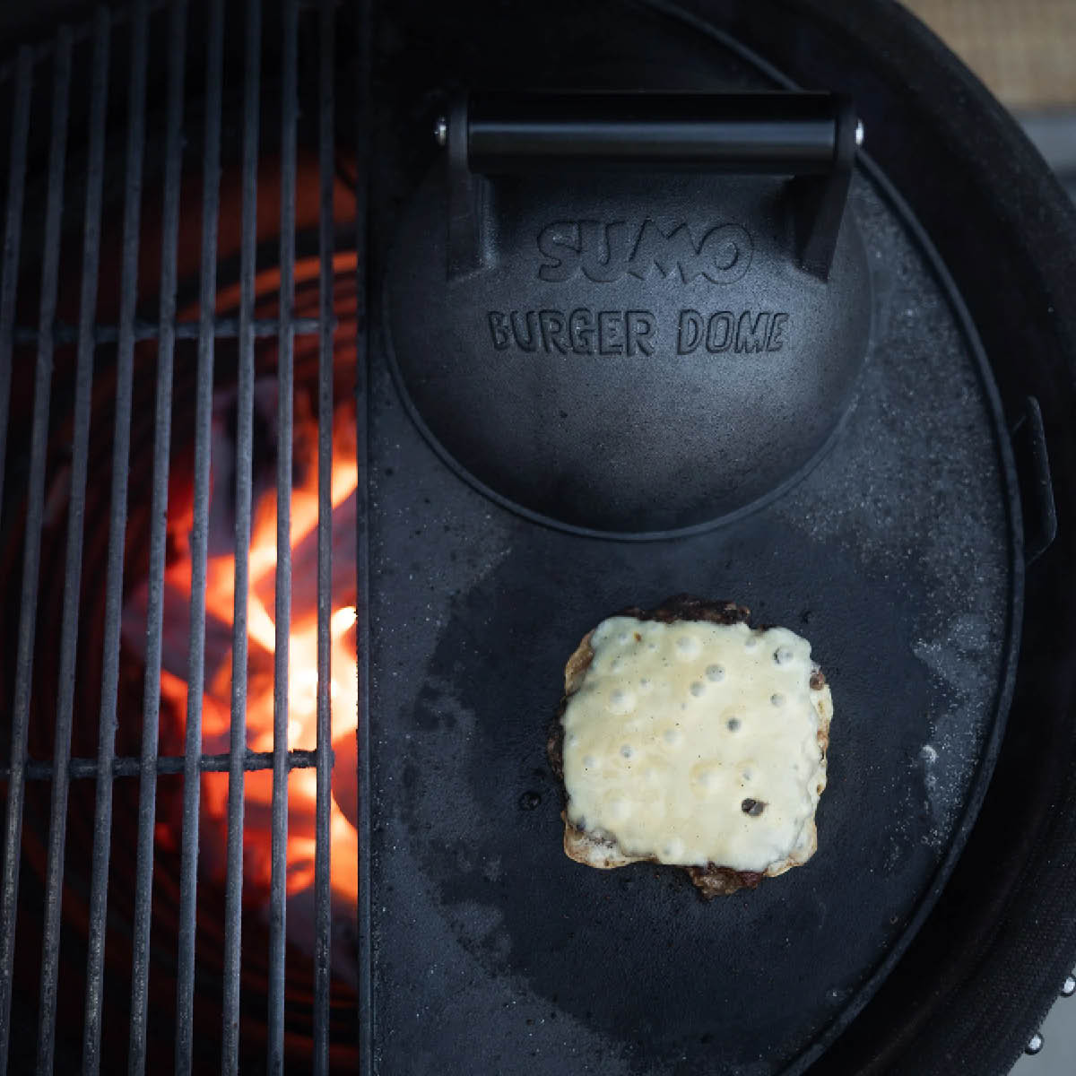 Kamado SUMO Burger Dome kuppel til burger støpejern