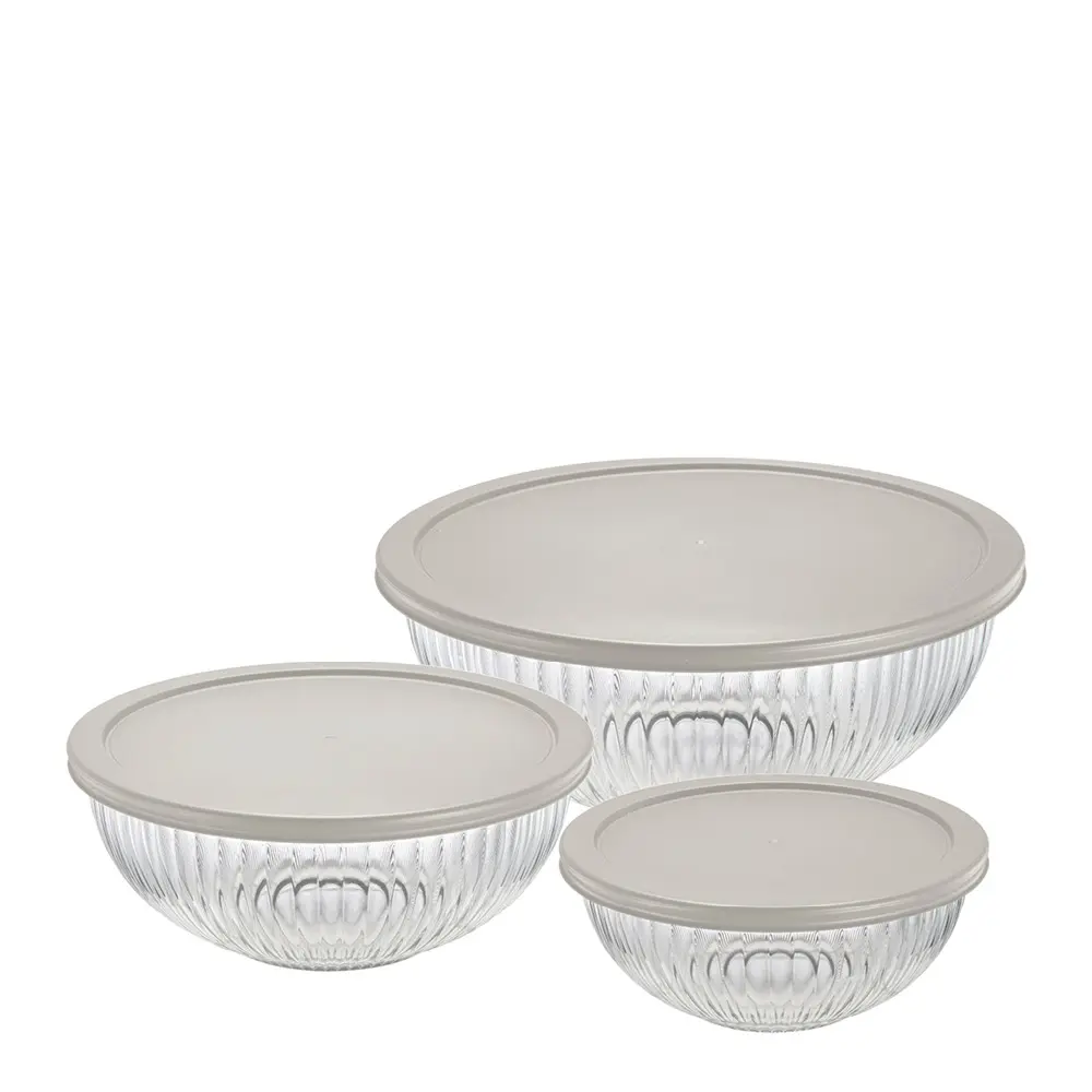 Daily Use Kulho 3 osaa Kirkas/Vaaleanharmaa
