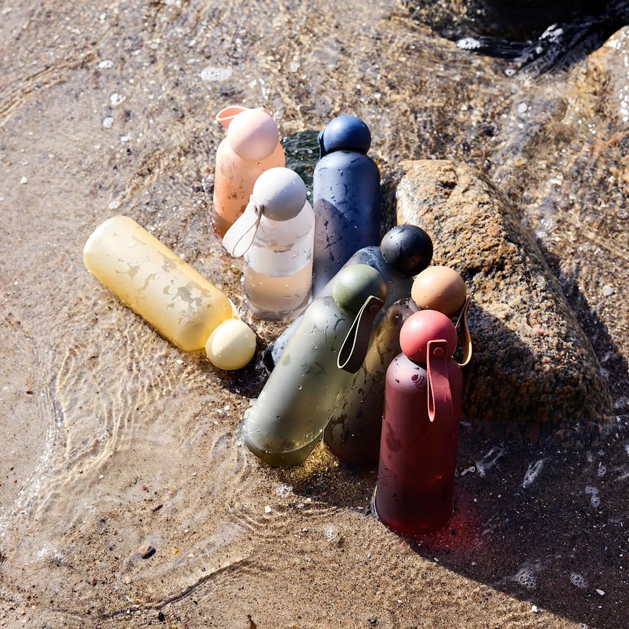 Sagaform Tom vattenflaska 65 cl gul