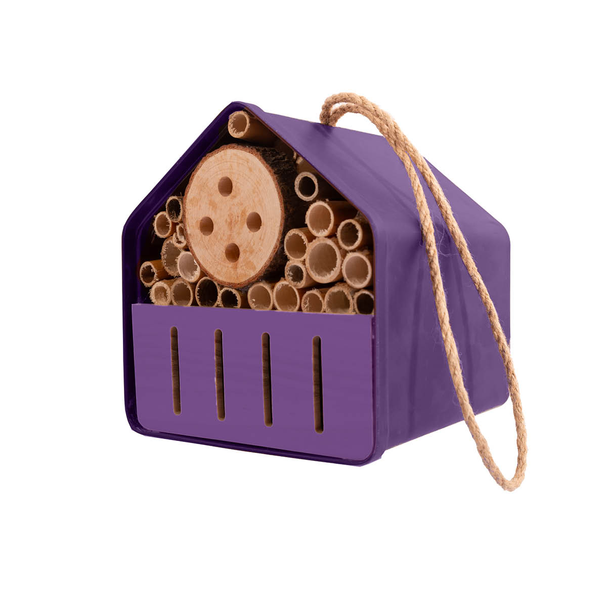 Point Virgule Insektshotell 16 cm lila