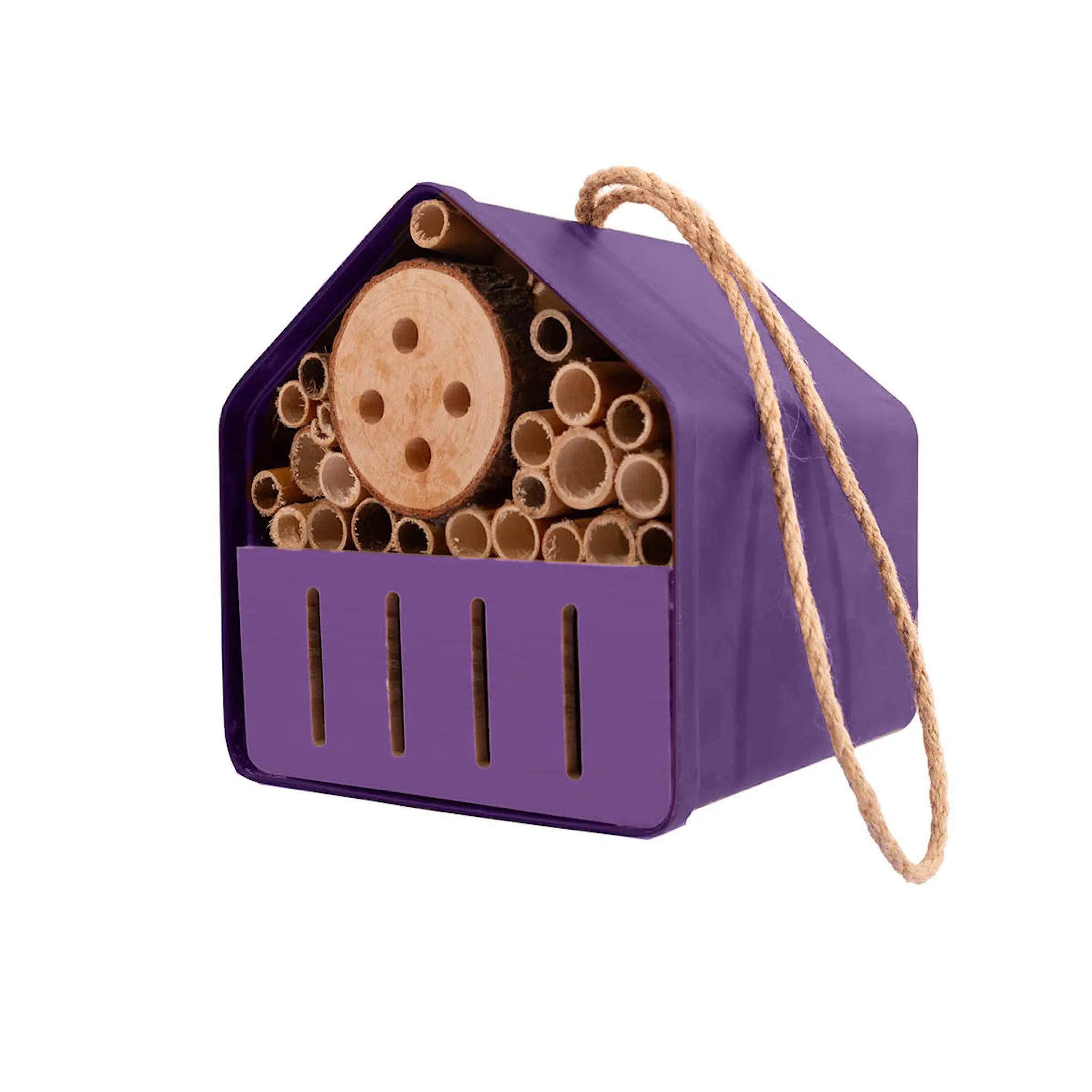 Point Virgule Insektshotell 16 cm lila
