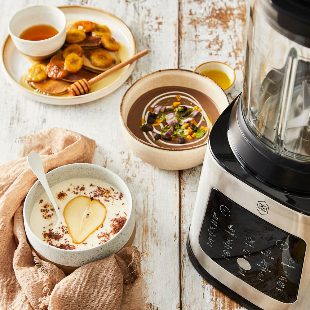 OBH Nordica Perfectmix Cook Blender 1400W stål/svart