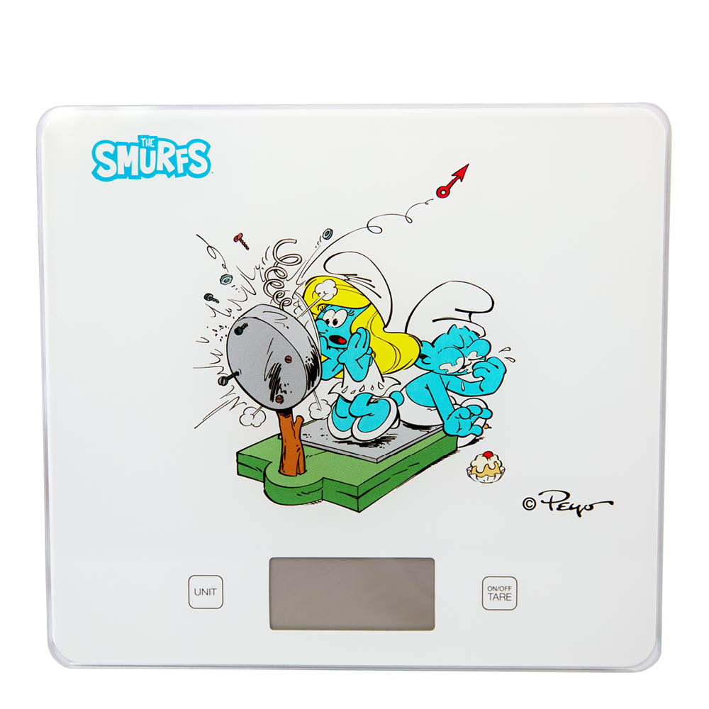 Bengt Ek Digital vekt 5 kg Smurfene hvit