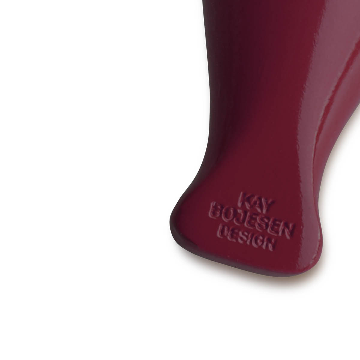 Kay Bojesen Kay Bojesen nyckelring minifågel guld/läder/bordeaux
