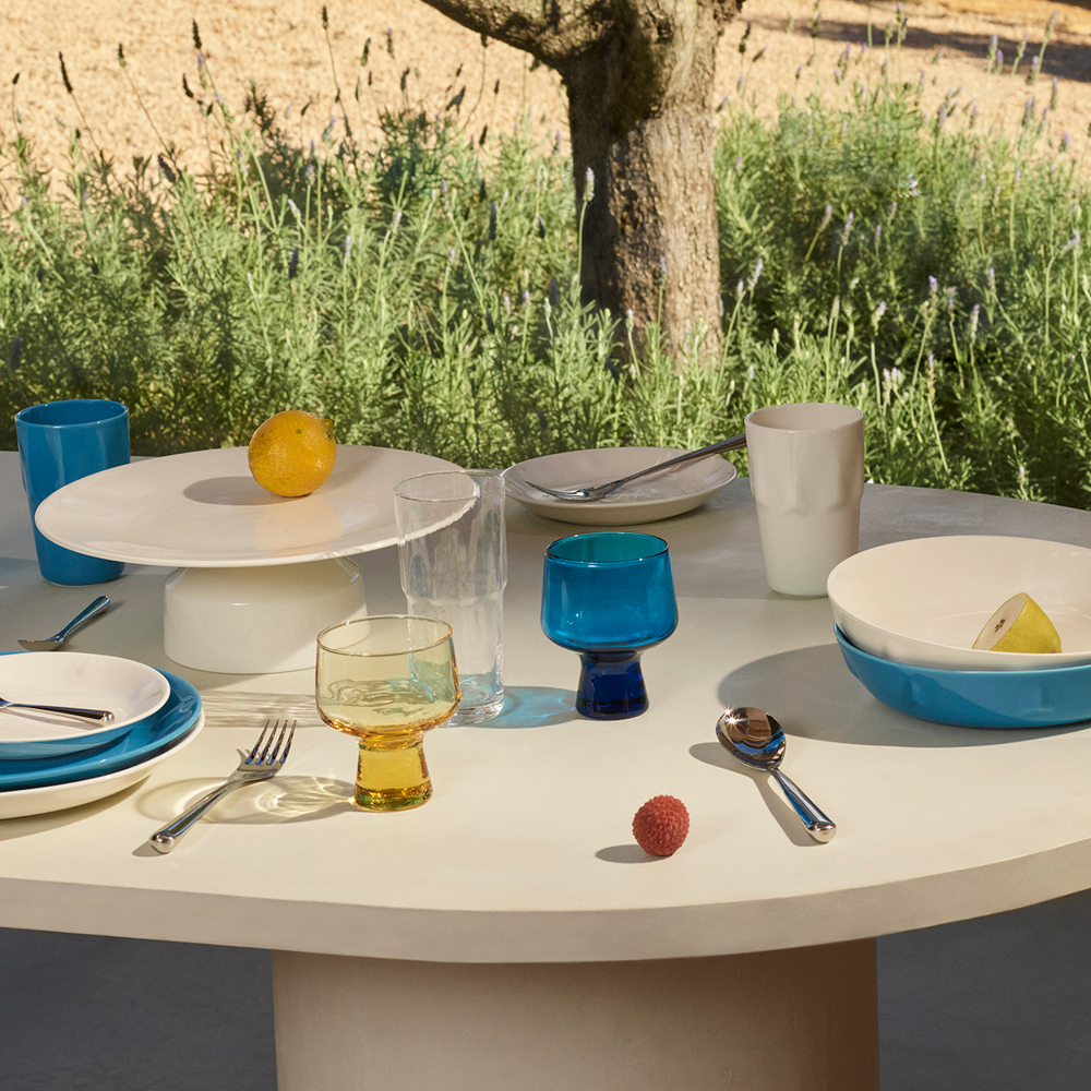 iittala Solare djup tallrik 22 cm elektrisk blå