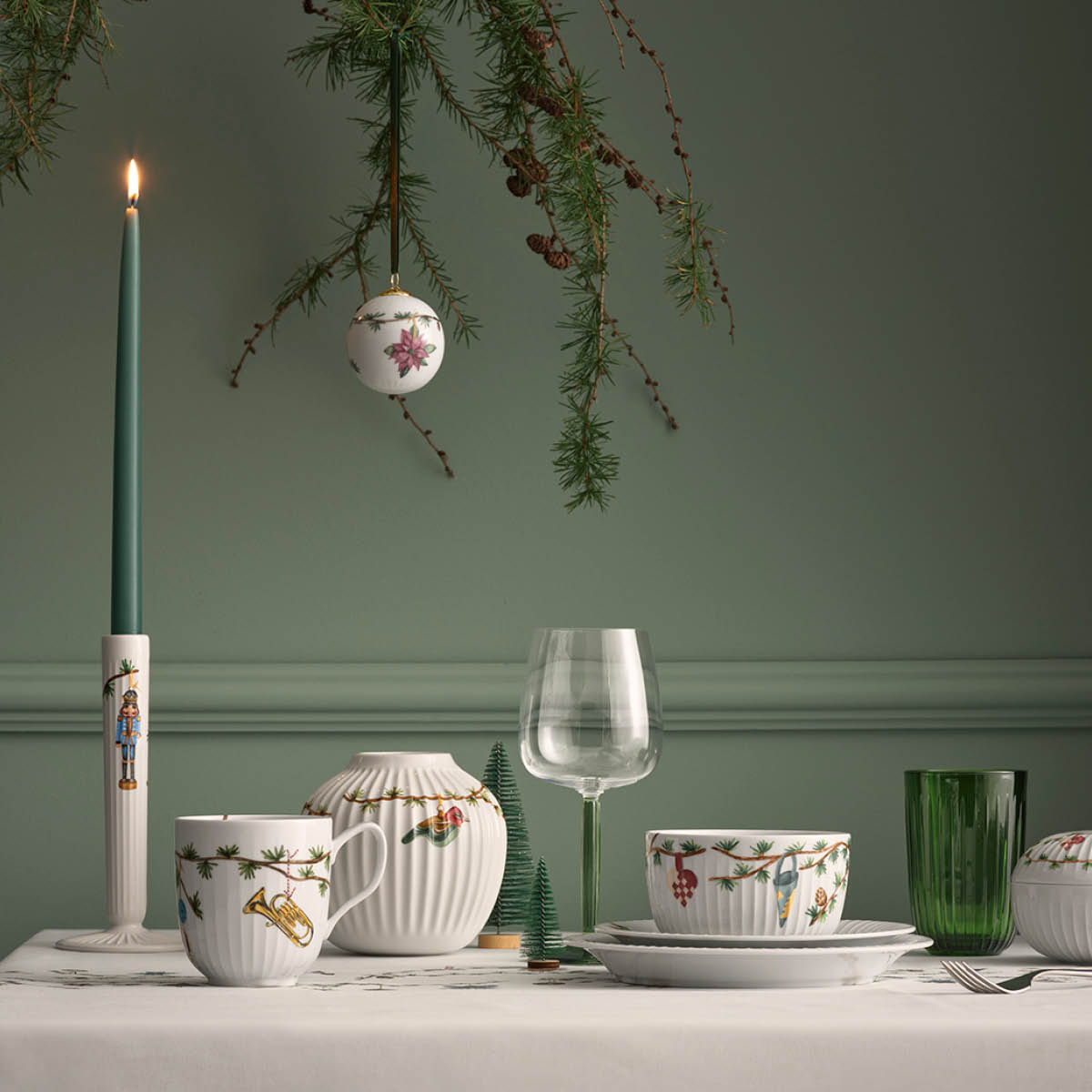 Kähler Hammershøi Christmas vase 13 cm