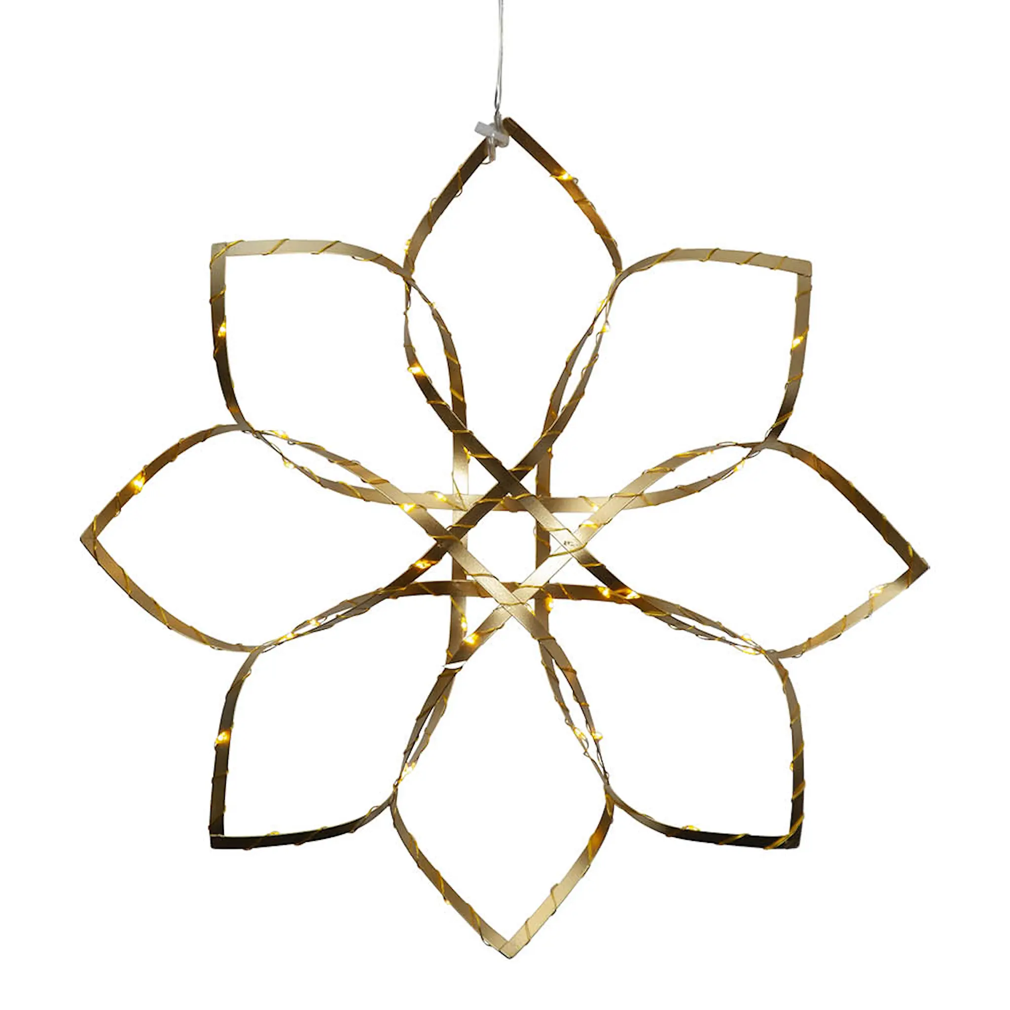 Star Trading Amaze joulutähti LED-valosarjalla 40 cm kulta