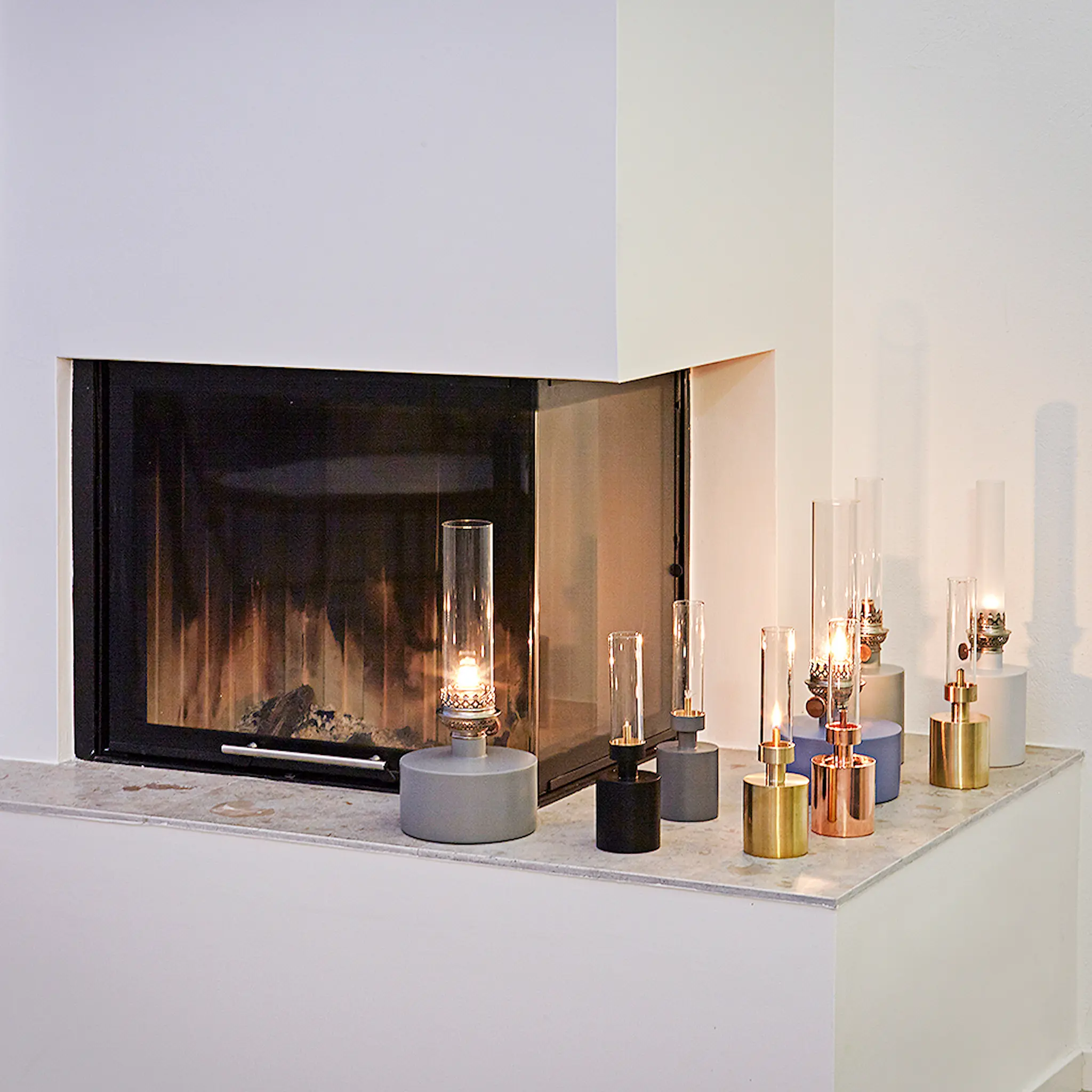 Klong Patina Öljylamppu Pieni Musta