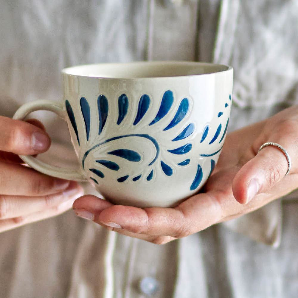 Bloomingville Heikki Kuppi 24 cl Sininen