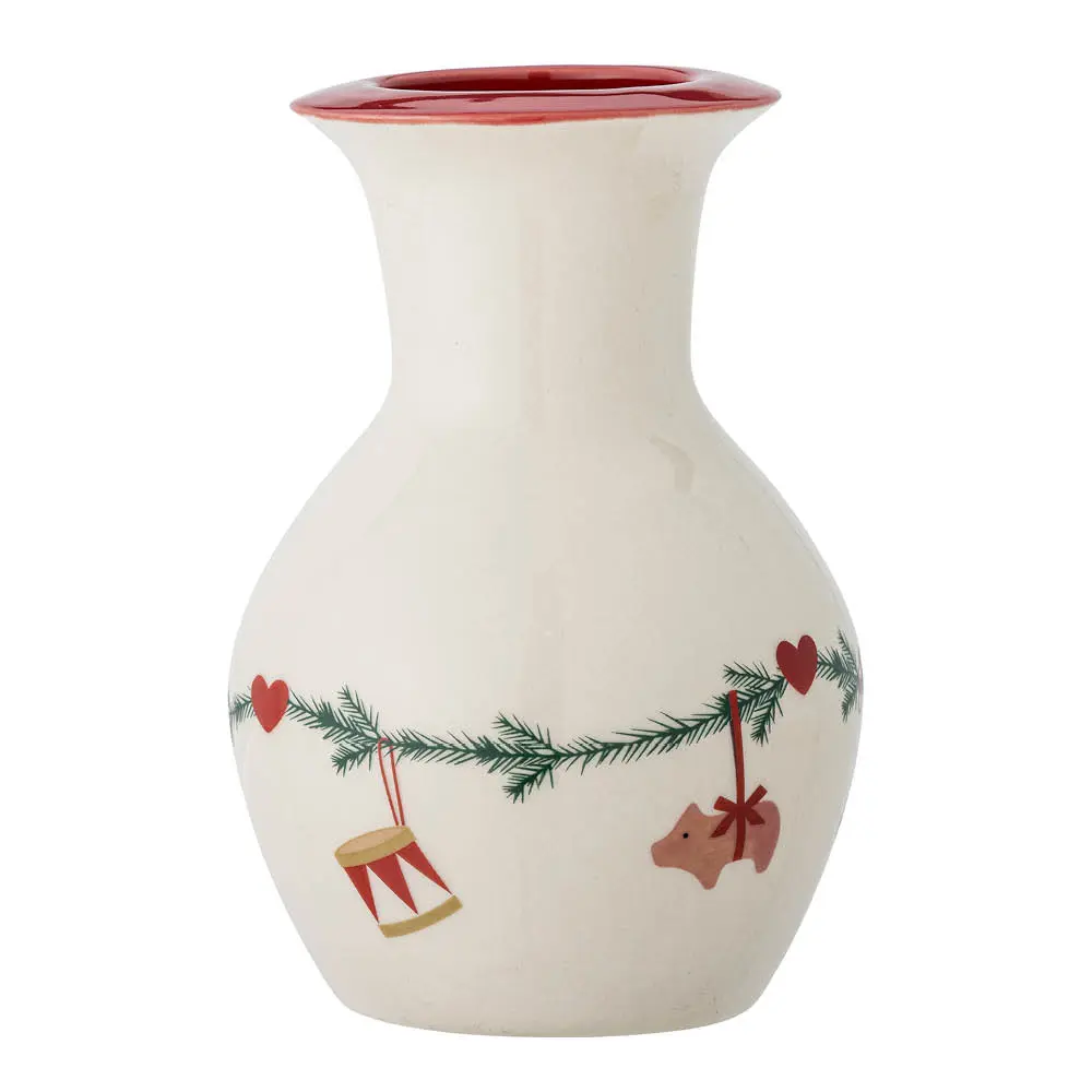 Yule maljakko 16 cm joulukuosi