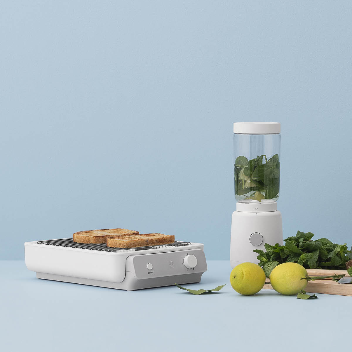 RIG-TIG Foodie Brödrost Vit