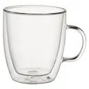 Kaffekopp dubbelväggad 2-pack 24 cl Klar