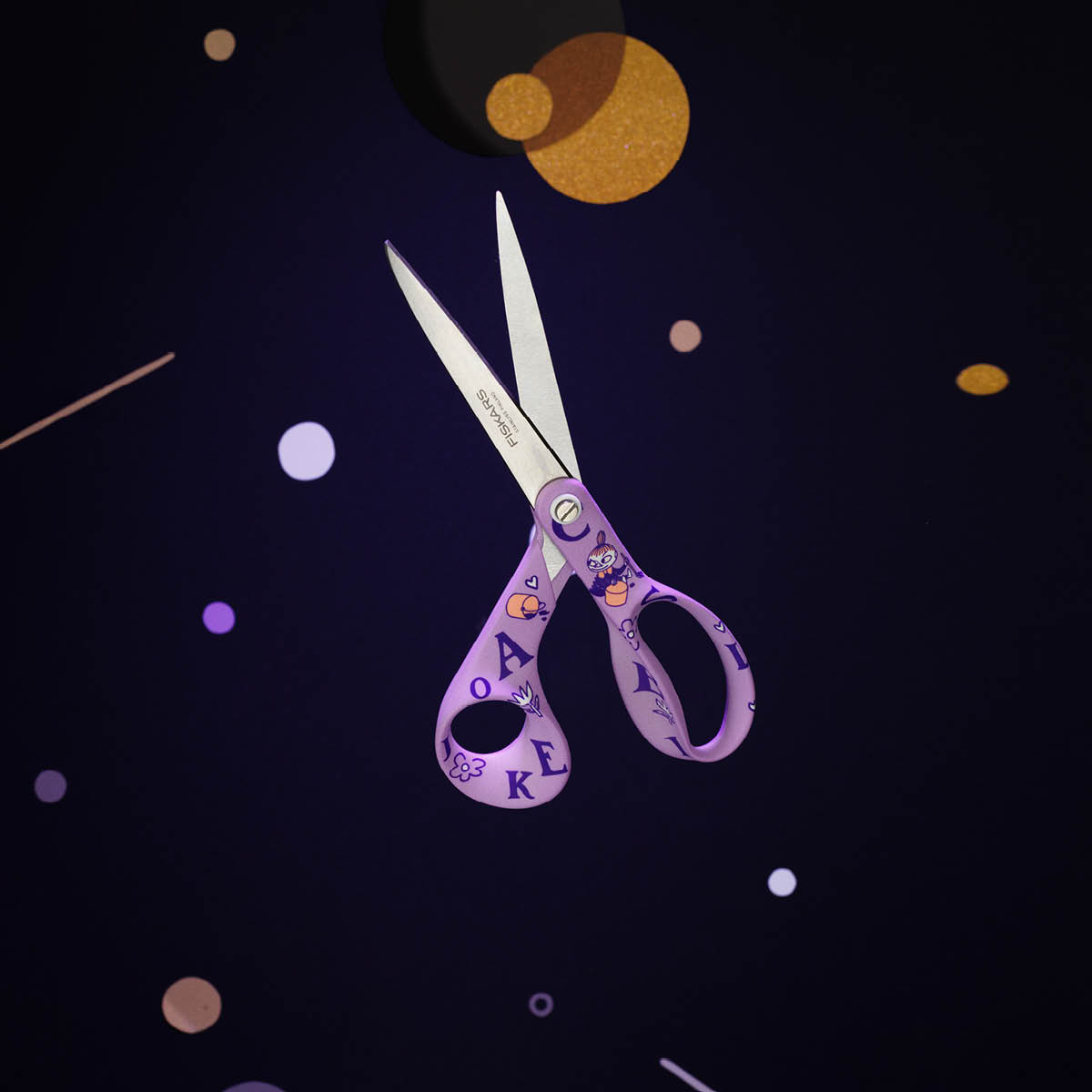 Moomin Fiskars Mumin Universalsax 21 cm ABC Lila