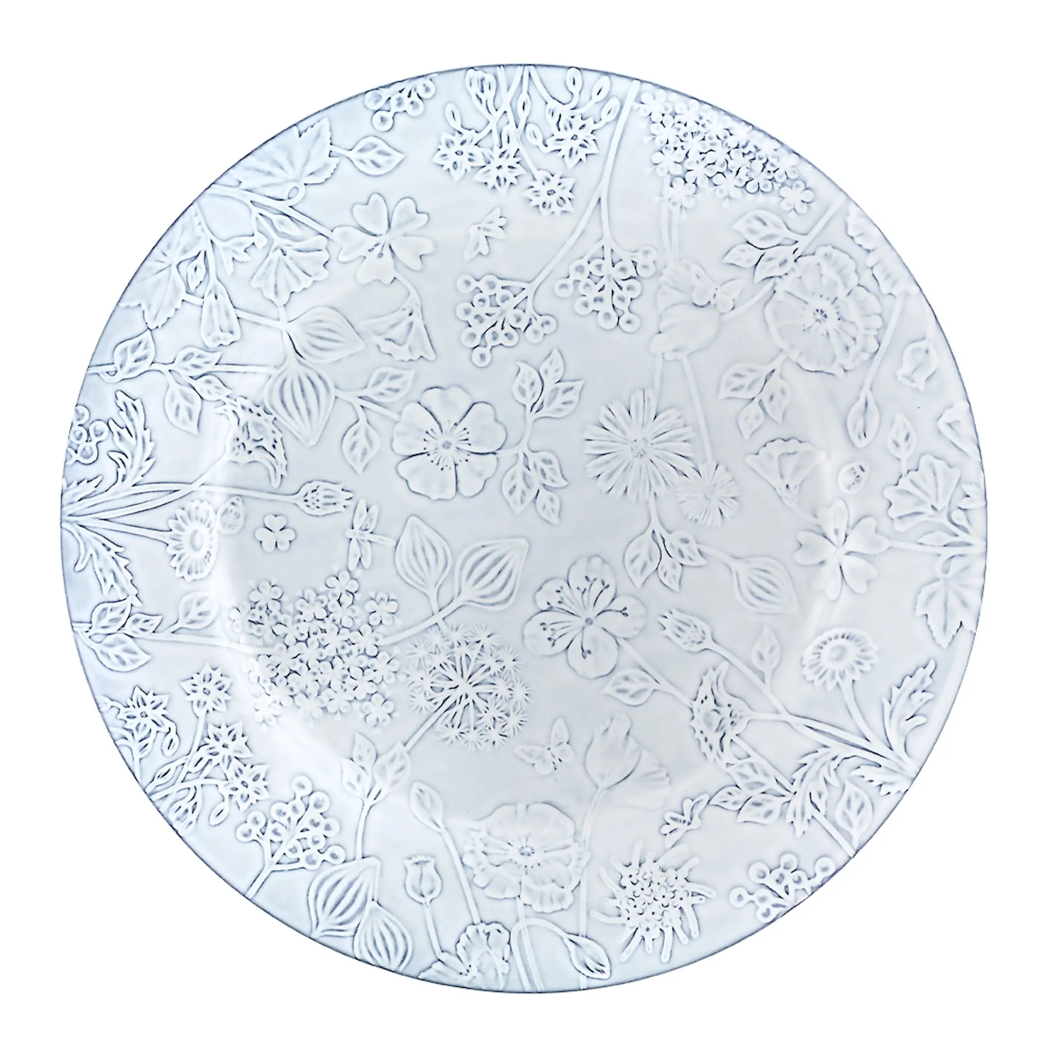 Bordallo Pinheiro Flora tallrik 34,5 cm antikvit