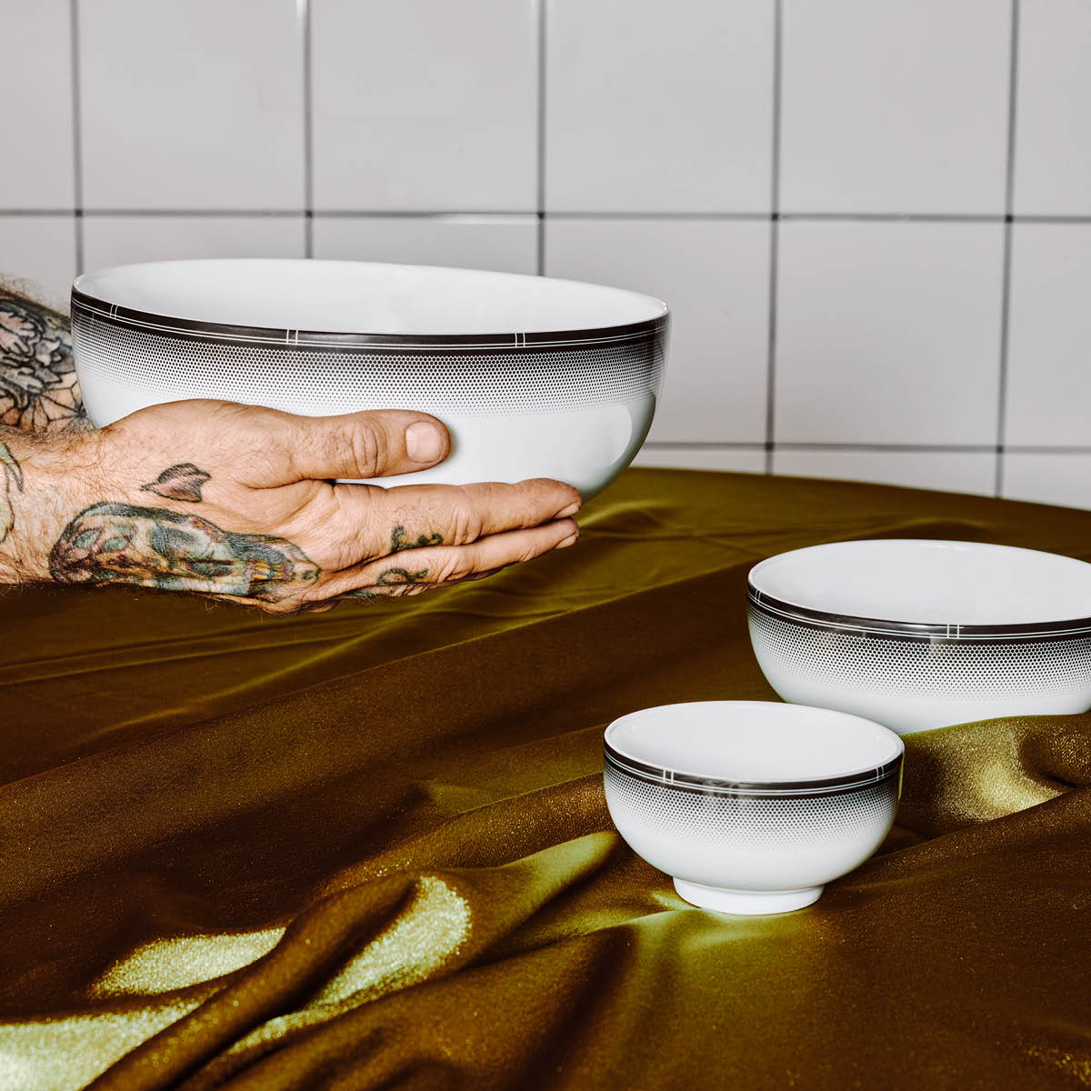 Magnor Voyage Salladskål 23 cm Vit