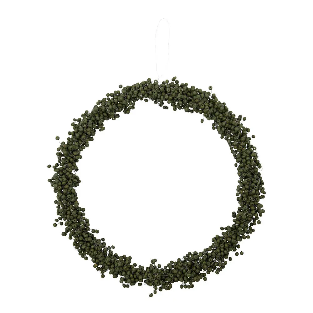 Winter krans 33 cm grønn