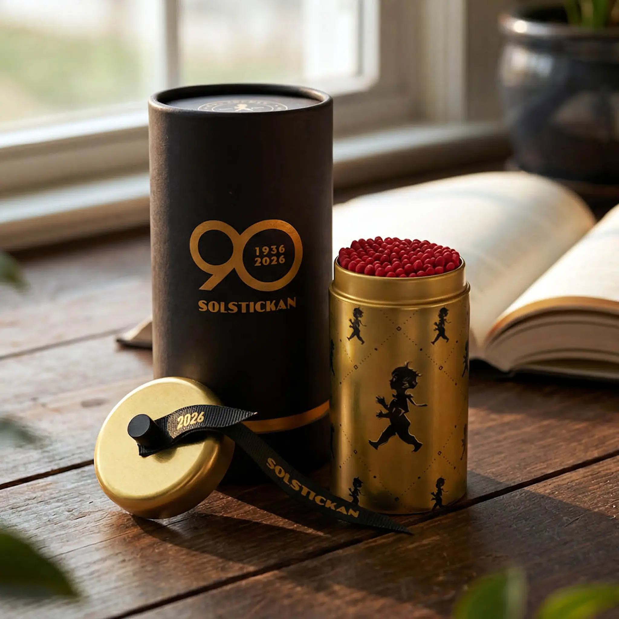 SOLSTICKAN Tulitikkupurkki vuosi 2026