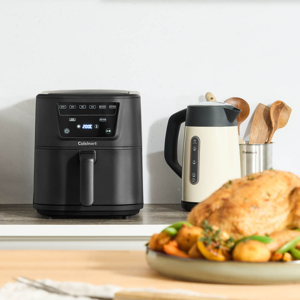 Cuisinart Compact Max airfryer AFS8OBLE 7,6L 2000W svart