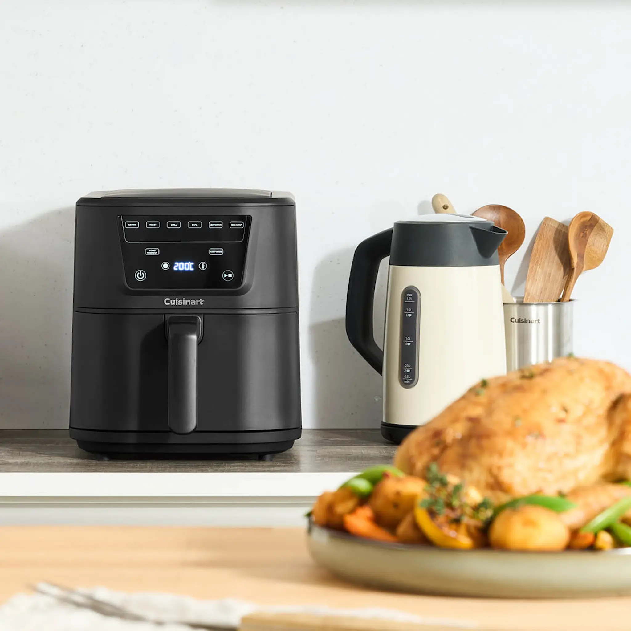 Cuisinart Compact Max airfryer AFS8OBLE 7,6L 2000W svart