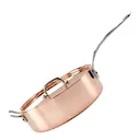 Copper Induction traktörpanna med lock 26 cm 3,5 L