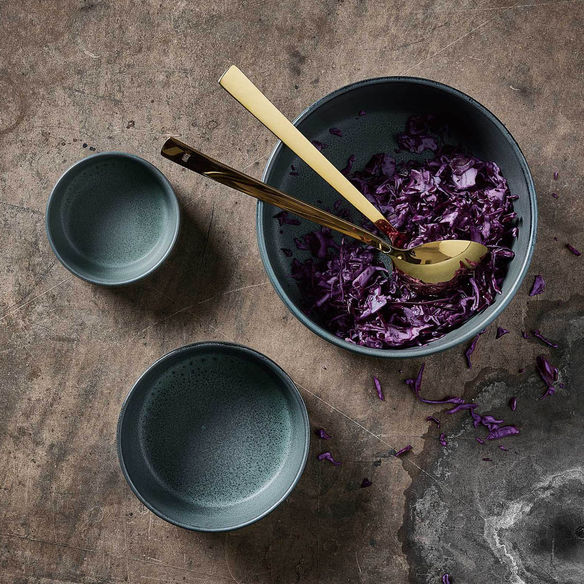 Aida RAW skålsett 3 deler 19,5 cm northern green