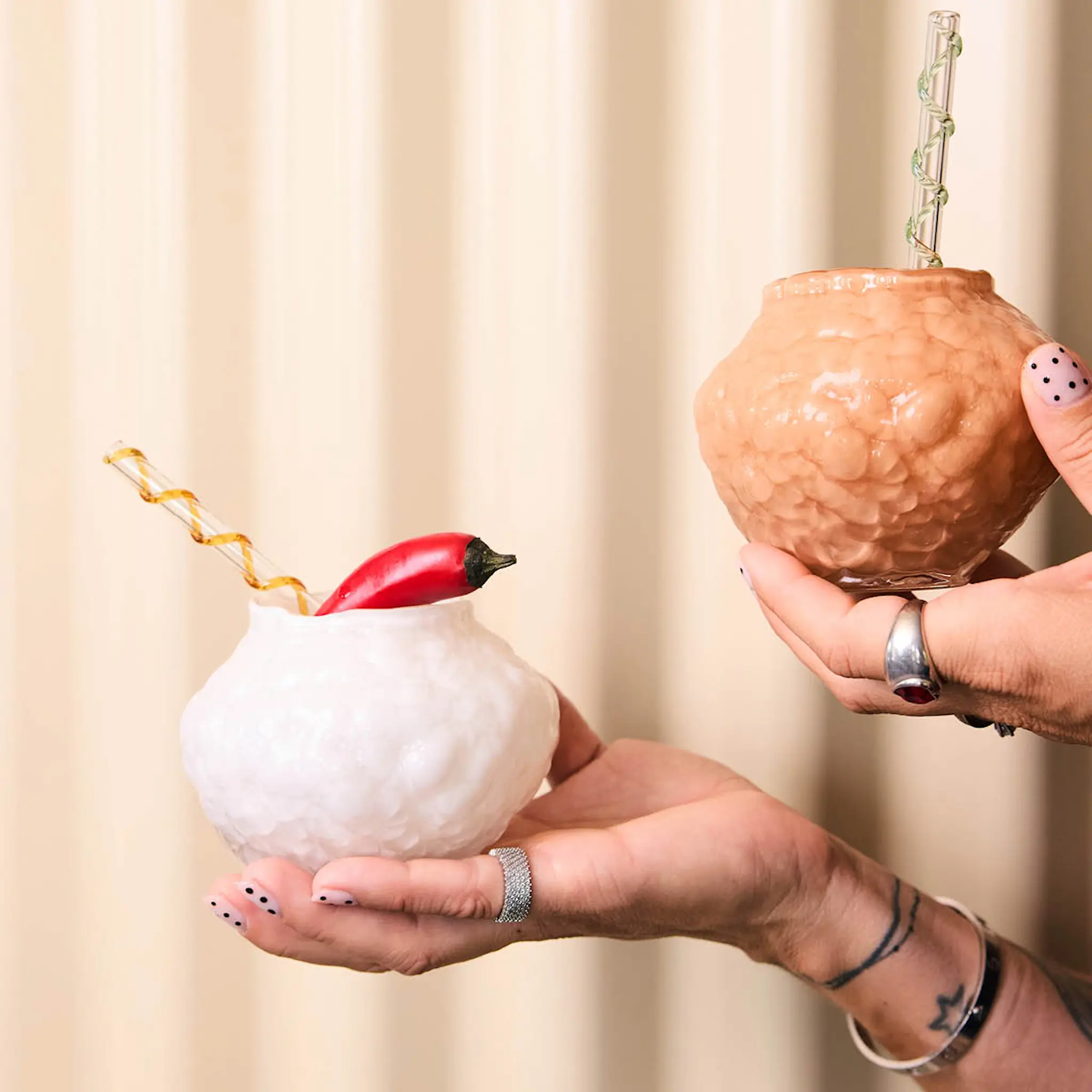 ByOn Corallo miniskål 11x8 cm persika