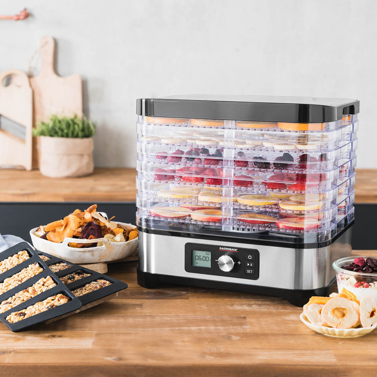 Gastroback Design Dehydrator Natural Plus torkugn svart