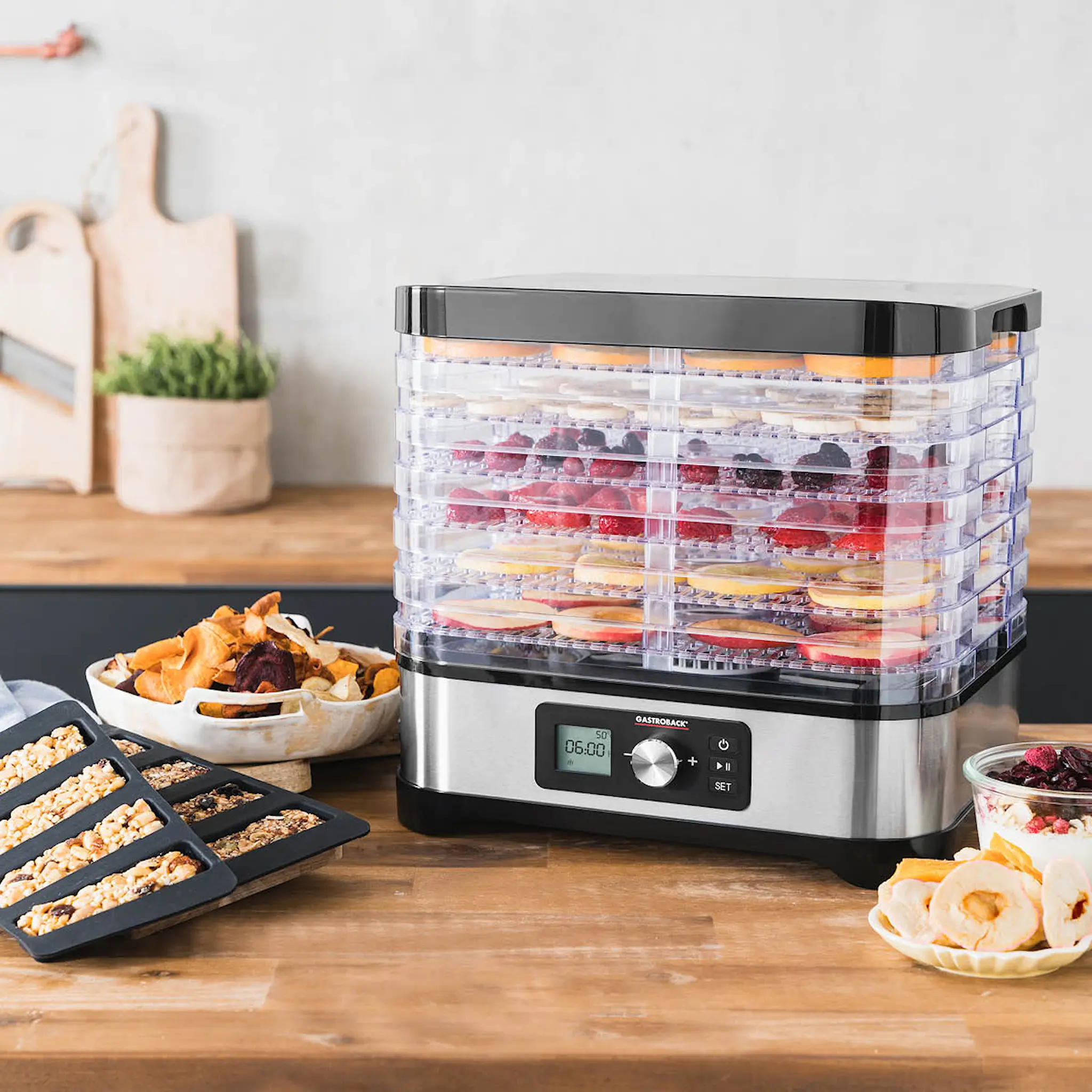 Gastroback Design Dehydrator Natural Plus torkugn svart
