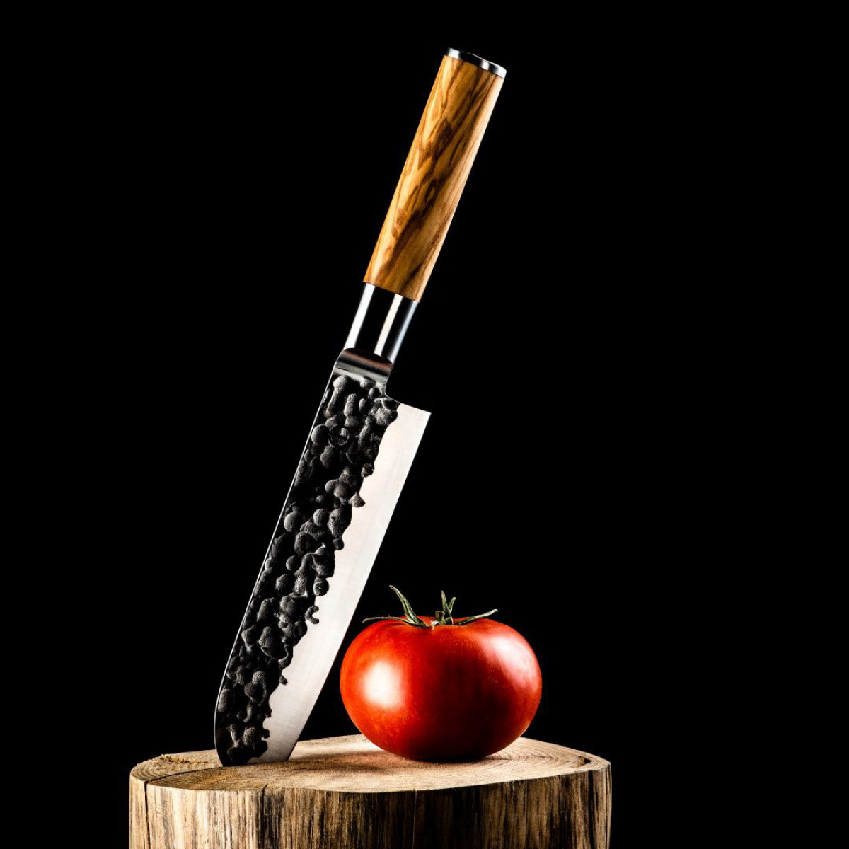 Forged Santokukniv 32 cm olive