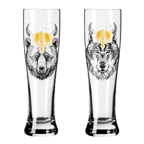 Brauchzeit Ölglas NO: 15 & 16 2-pack Klar