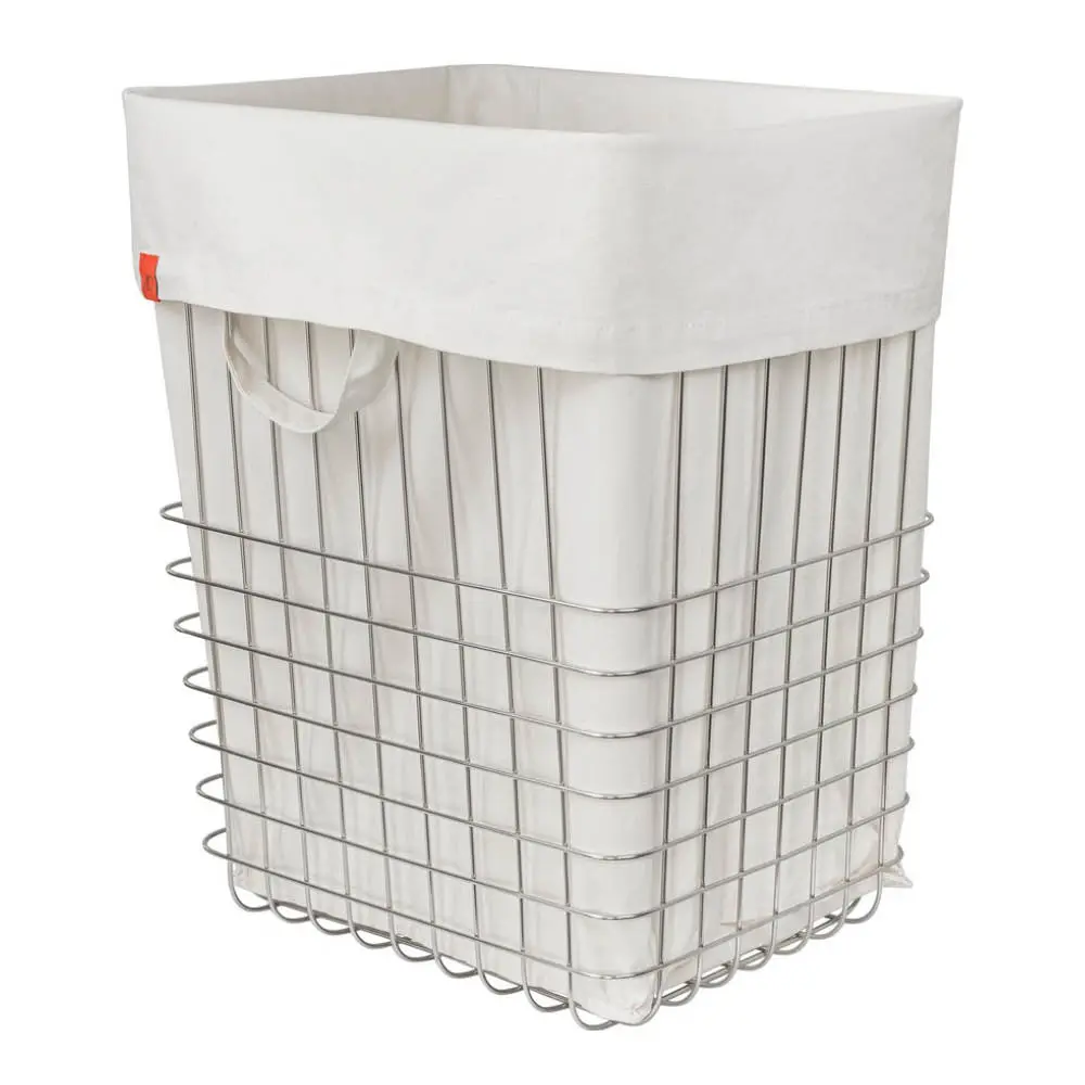 STORE-IT Metallikori kankaalla 40x32x50 cm Kromi
