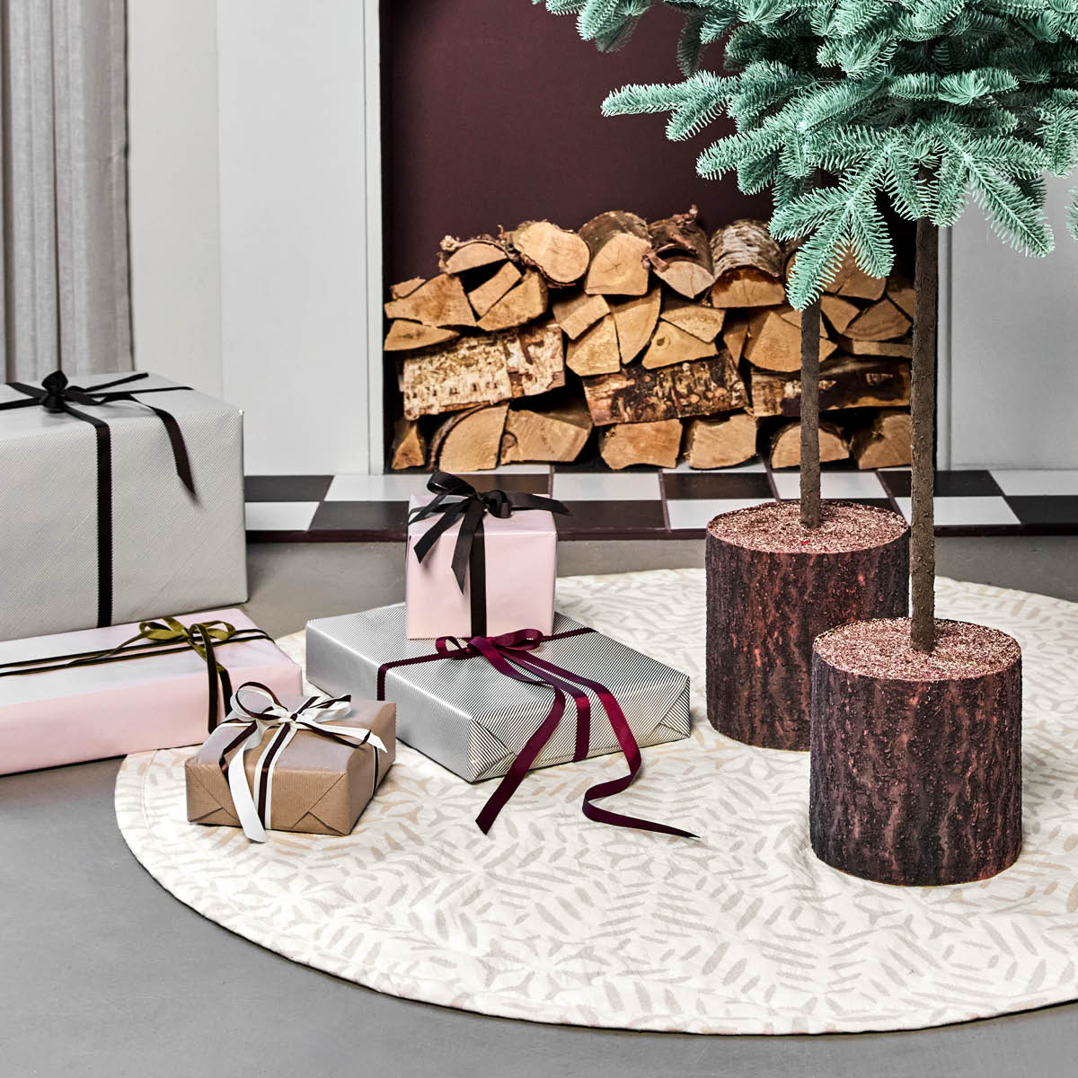 House Doctor Gift Joulumatto 120 cm Off-white