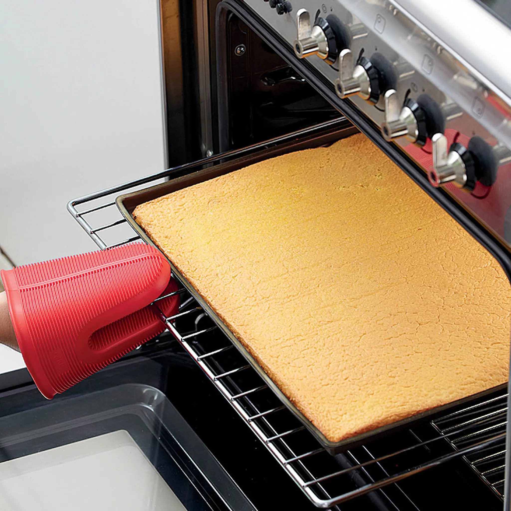 Lékué Bakmatta i silikon för Rulltårta 40x30 cm brun