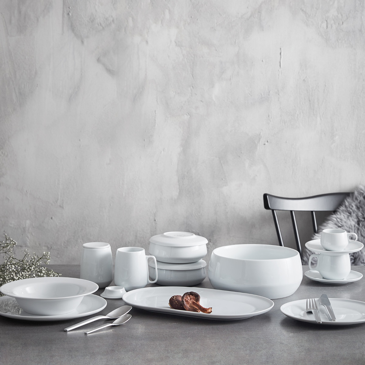 Aida ENSO fat till kopp 15 cm super white