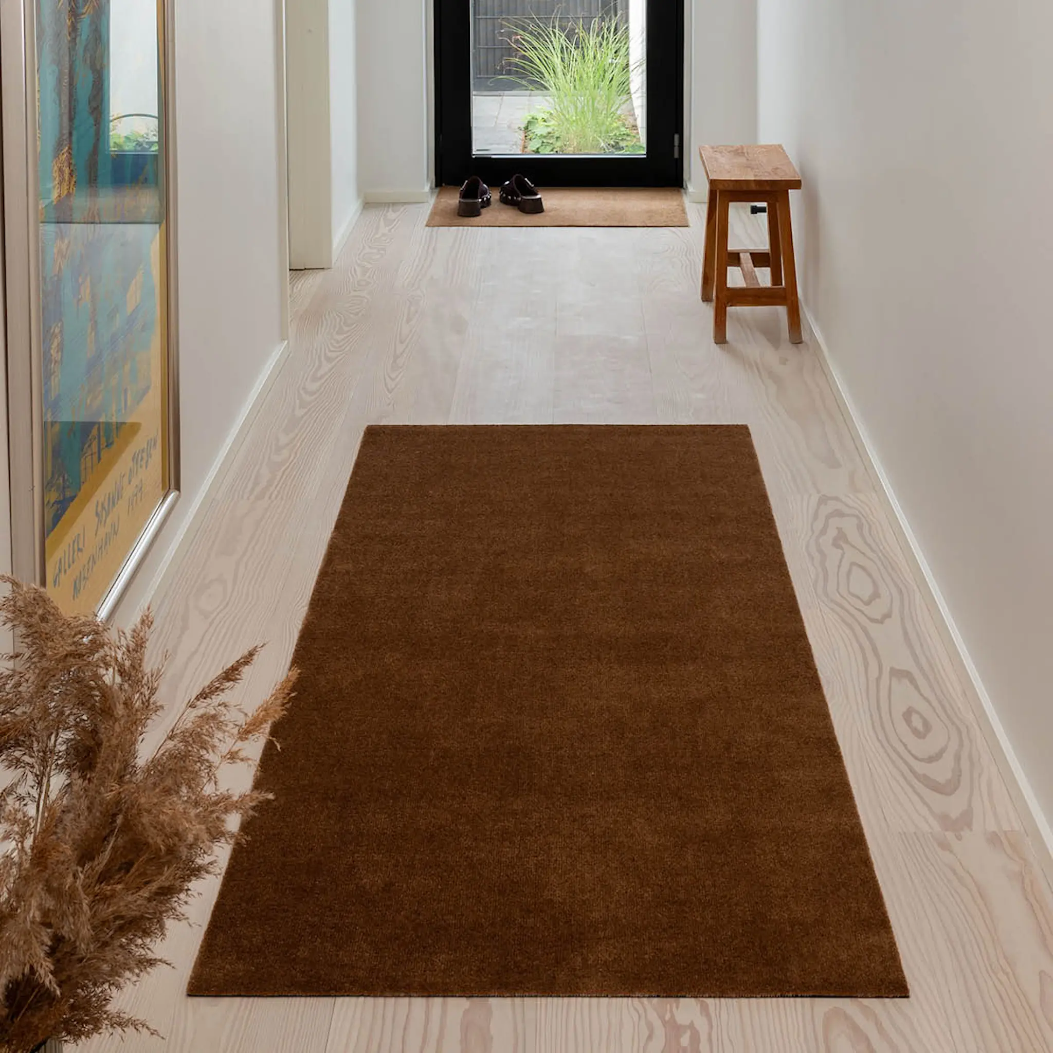 Tica Copenhagen Unicolor golvmatta 200x90 cm cognac