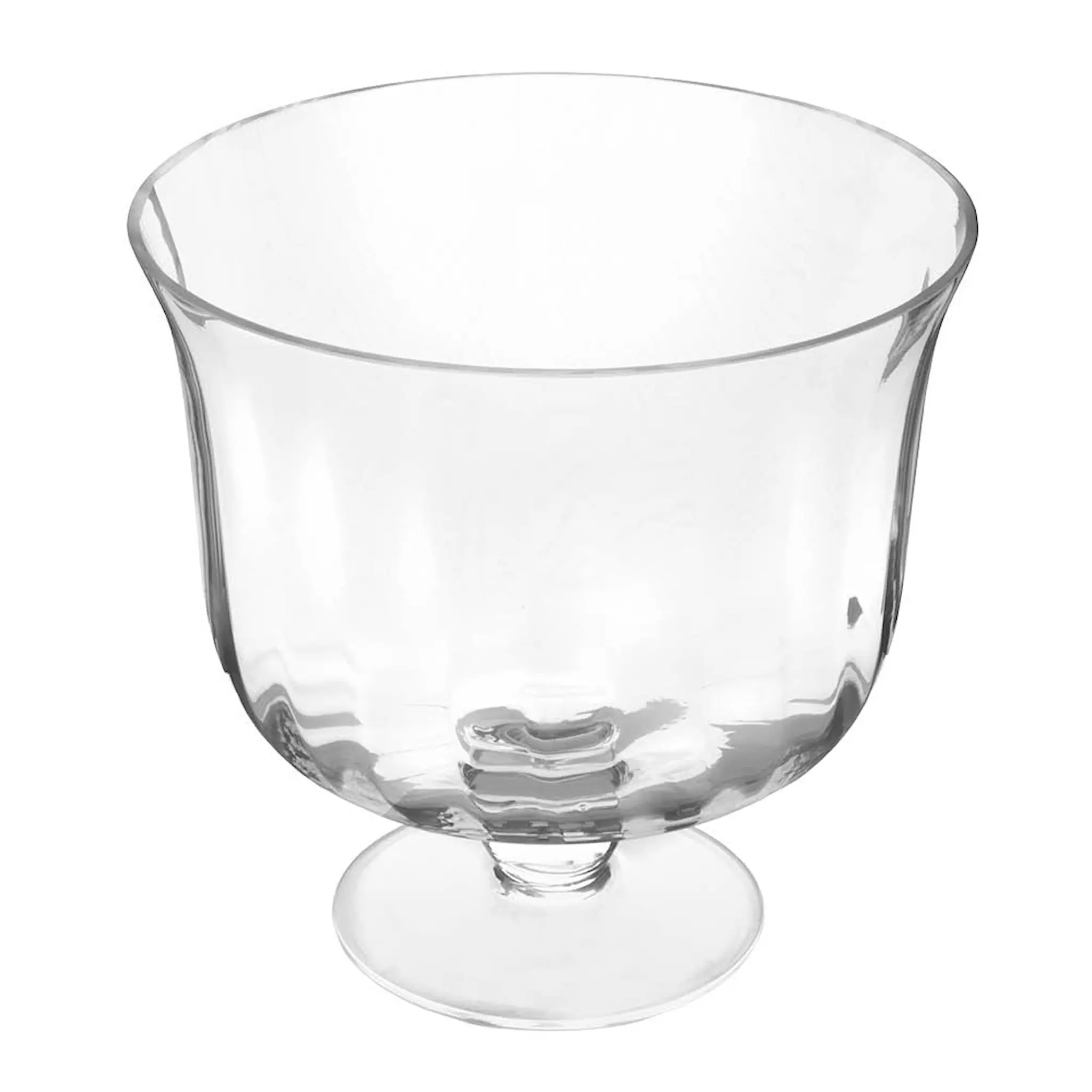 Jamie Oliver Big Love serveringsskål på fot 22 cm glas räfflad