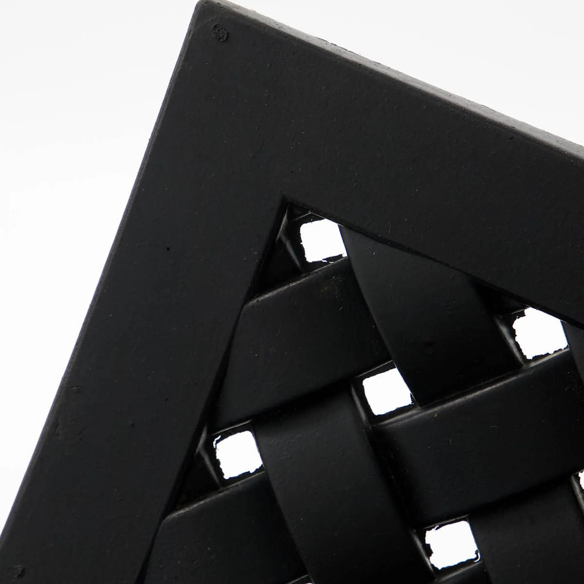 House Doctor Braid Kynnysmatto 90x40 cm Musta