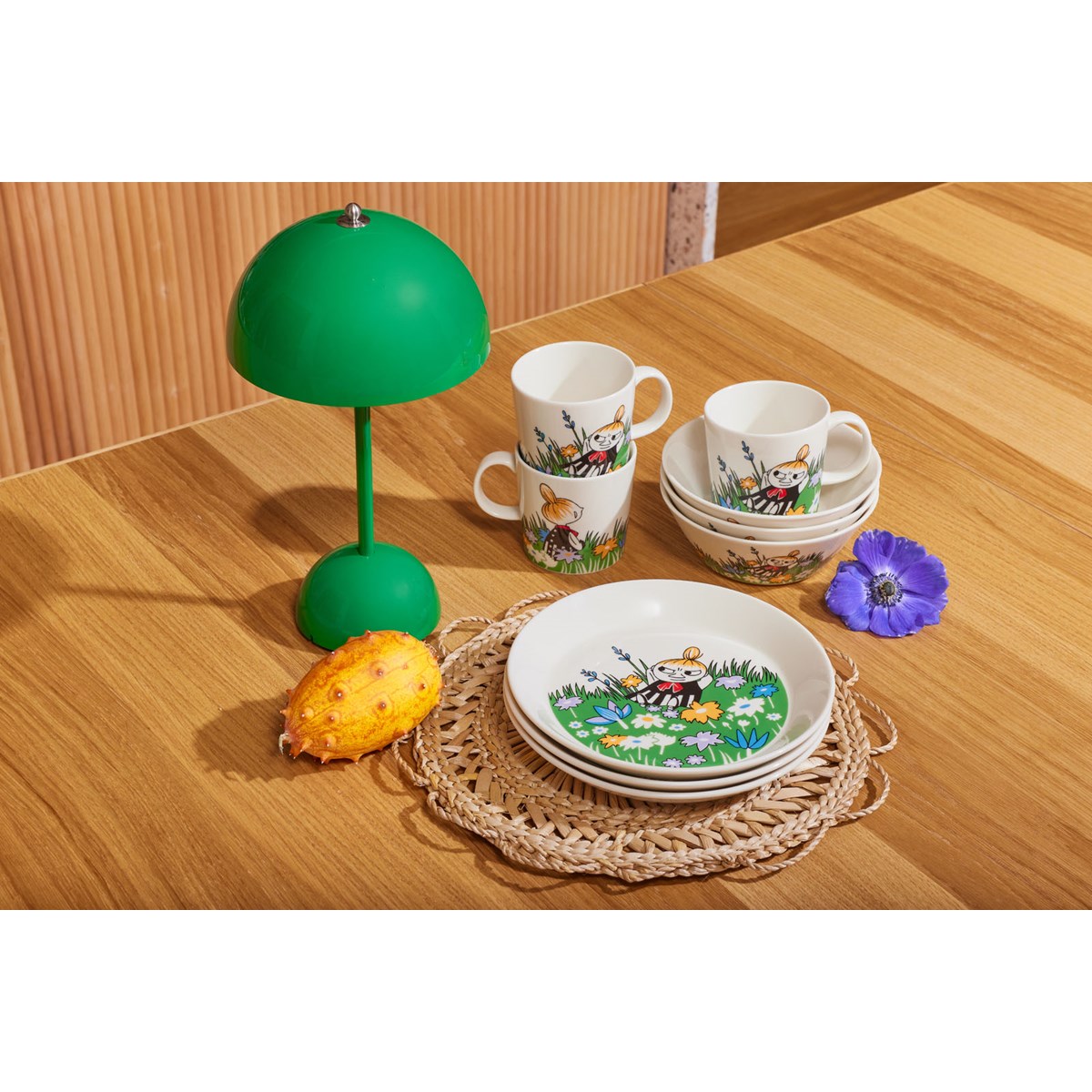 Moomin Arabia Mummi asjett 19 cm Lille My i engen