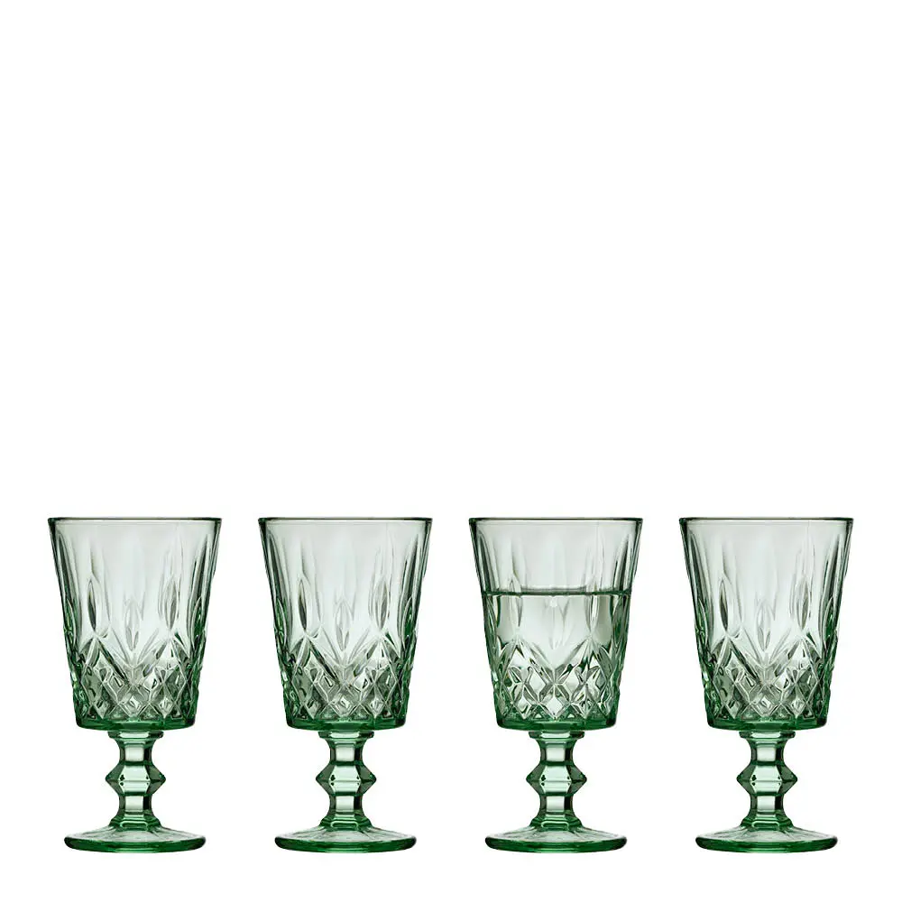 Sorrento Viinilasi 29 cl 4 kpl Vihreä