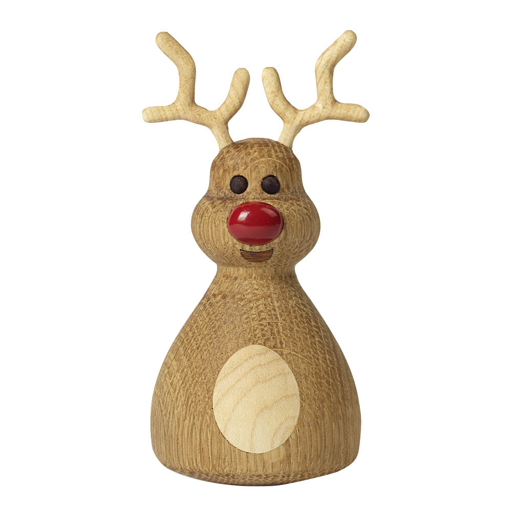 Spring Copenhagen - Woozie Puukoriste poro 12 cm Tammi