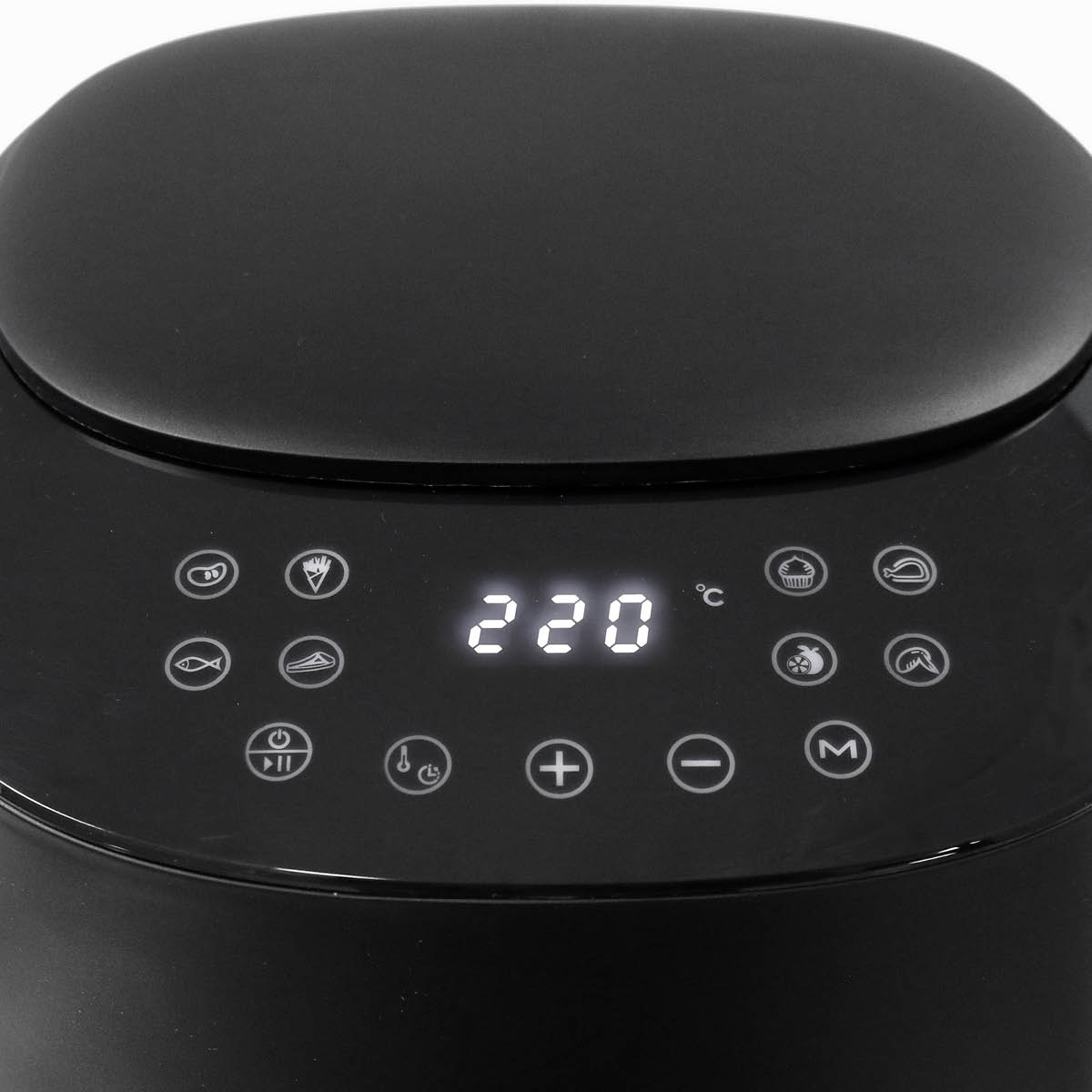 EMERIO Airfryer 4,5 L svart